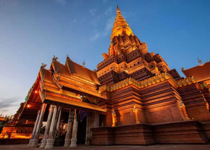 Big Golden Pagoda in Jinghong, Xishuangbanna