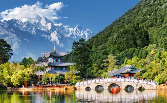 Jade Dragon Snow Mounatin and Black Dragon Pool, Lijiang, Yunnan
