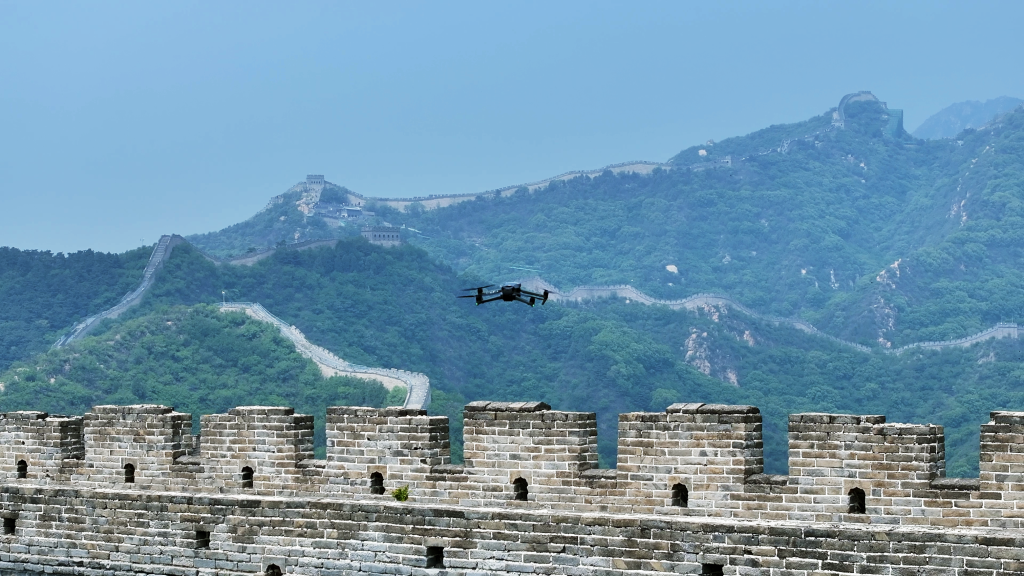 Drone on the Great Wall
