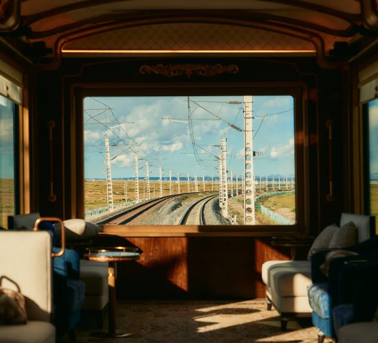 silk road express observation car train china