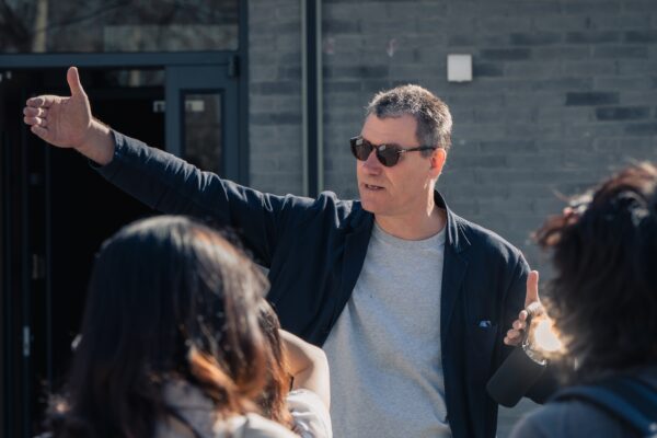 Paul French leading a Midnight in Peking Beijing walking tour with WildChina