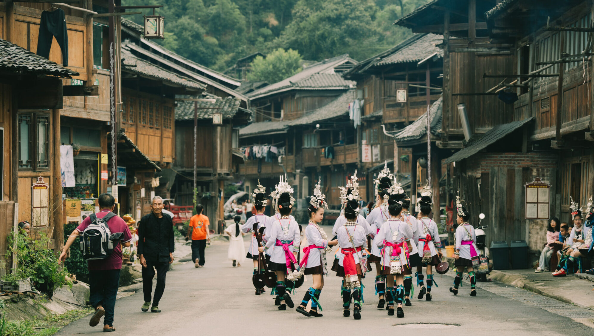 Huangang Dong Village in Guizhou
